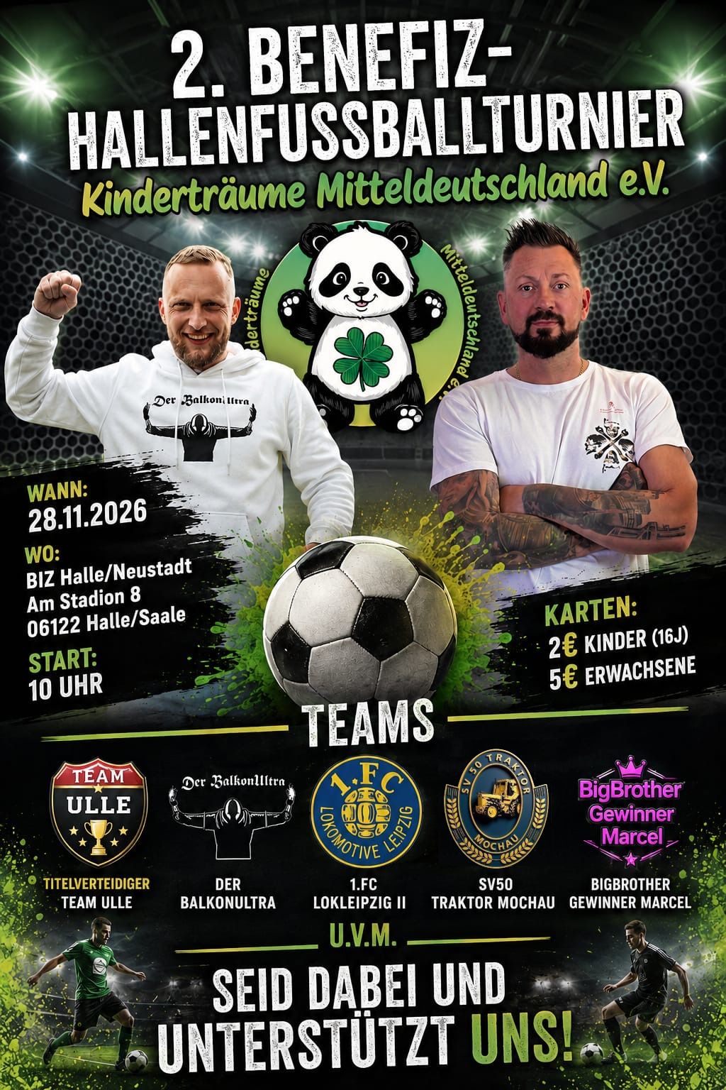 2. Benefiz-Hallenfußballturnier